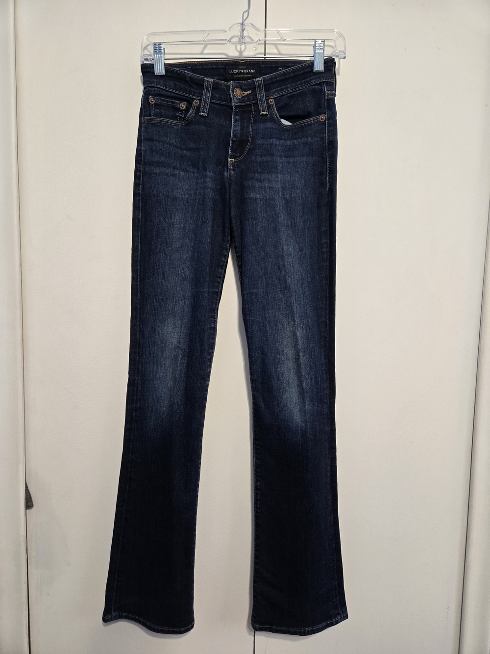 Lucky Brand Sweet Boot‎ Orta Premium Jeans Womens 00/24 Dark Wash